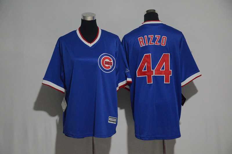 Chicago Cubs #44 Anthony Rizzo Blue Cooperstown New Cool Base Stitched Jersey,We sell and wholesale Chicago Cubs #44 Anthony Rizzo Blue Cooperstown New Cool Base Stitched Jersey on line form chian!